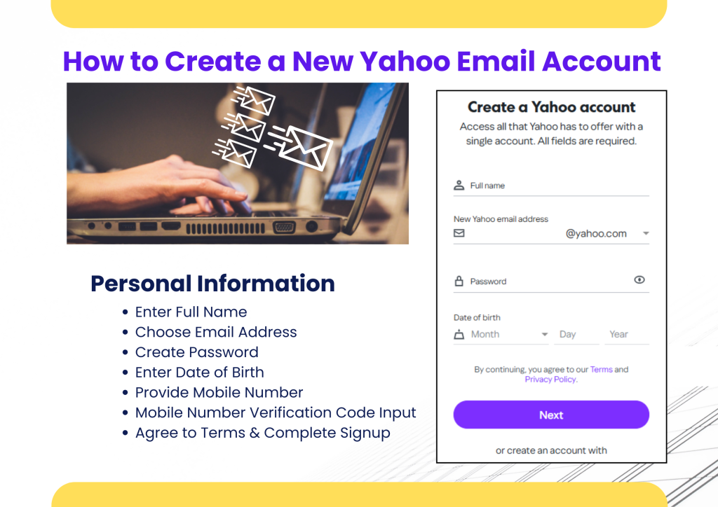 How to Create a New Yahoo Email Account