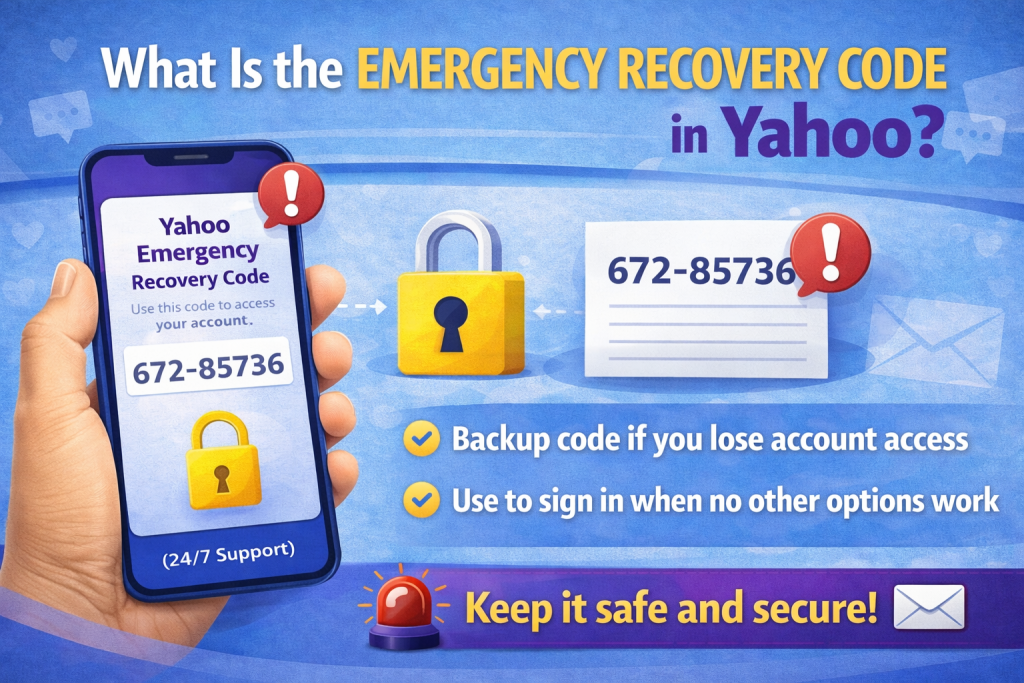 How to Get an Emergency Recovery Code in Yahoo